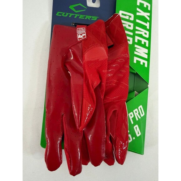 Cutters Rev Pro Football Gloves Men's Sticky Ultra Grip Receiver Gloves Adult L - Picture 3 of 5
